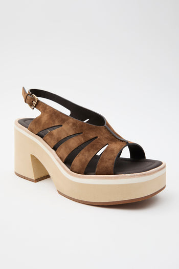 Tre Emme Sandalo Tobacco Donna - 4