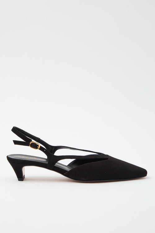 Tre Emme Slingback Nero Donna