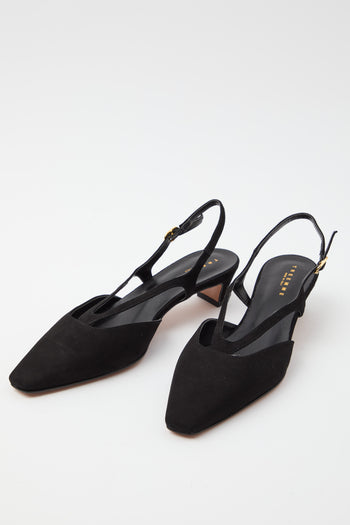 Tre Emme Slingback Nero Donna - 4
