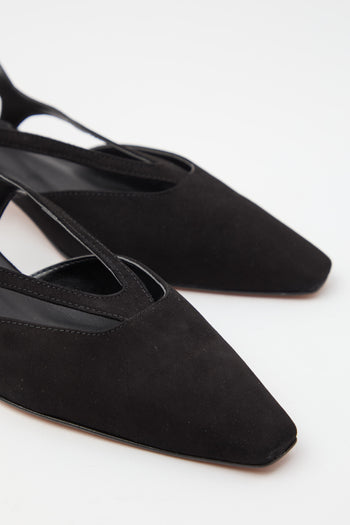 Tre Emme Slingback Nero Donna - 5