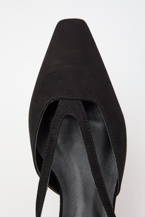 Tre Emme Slingback Nero Donna - 2