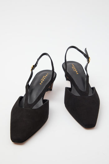 Tre Emme Slingback Nero Donna - 7