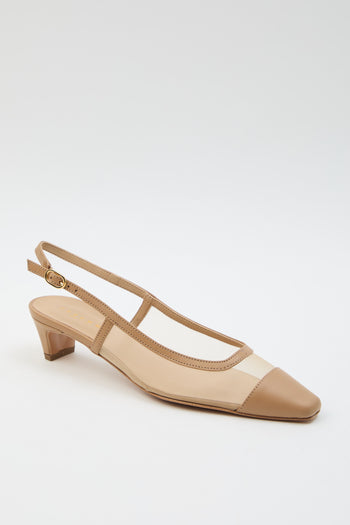Tre Emme Slingback Camel/camel Donna - 4