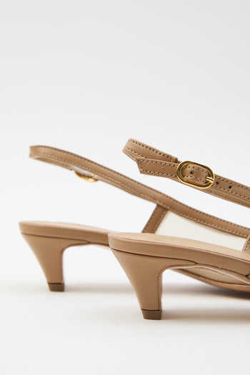 Tre Emme Slingback Camel/camel Donna - 5