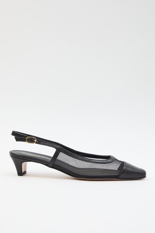 Tre Emme Slingback Nero/nero Donna - 2