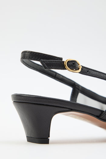 Tre Emme Slingback Nero/nero Donna - 6