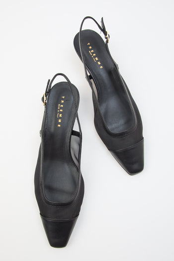 Tre Emme Slingback Nero/nero Donna - 7