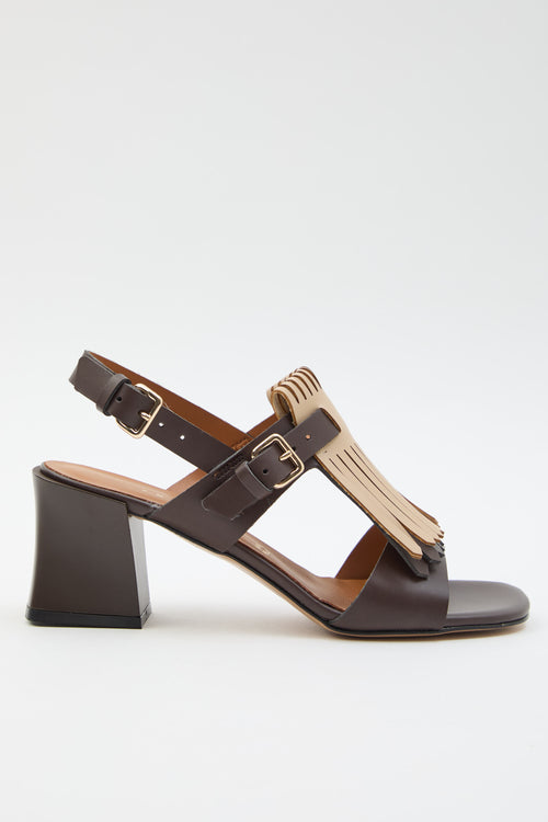 Tre Emme Sandalo T.moro+beige Donna