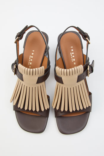 Tre Emme Sandalo T.moro+beige Donna - 7