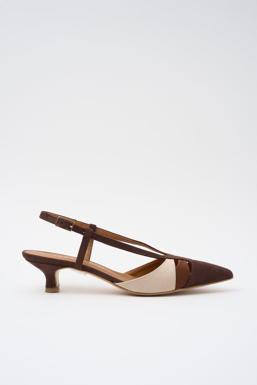 Tre Emme Slingback T.moro/beige Donna