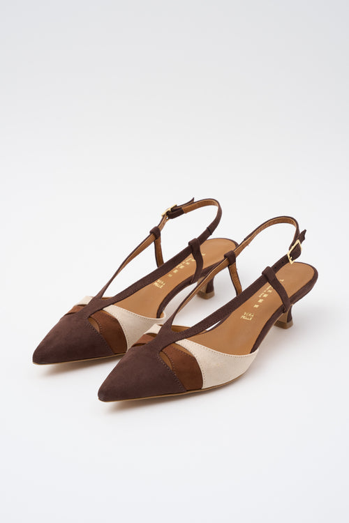Tre Emme Slingback T.moro/beige Donna - 2