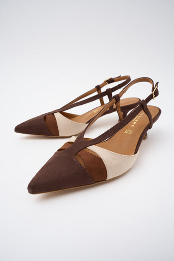 Tre Emme Slingback T.moro/beige Donna - 6