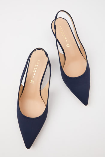 Tre Emme Slingback Blu Donna - 7