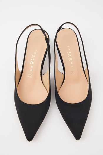 Tre Emme Slingback Nero Donna - 4