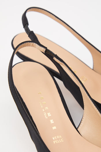 Tre Emme Slingback Nero Donna - 8