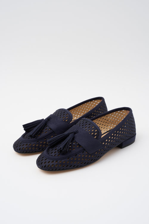 Tre Emme Mocassino Blu Donna - 2