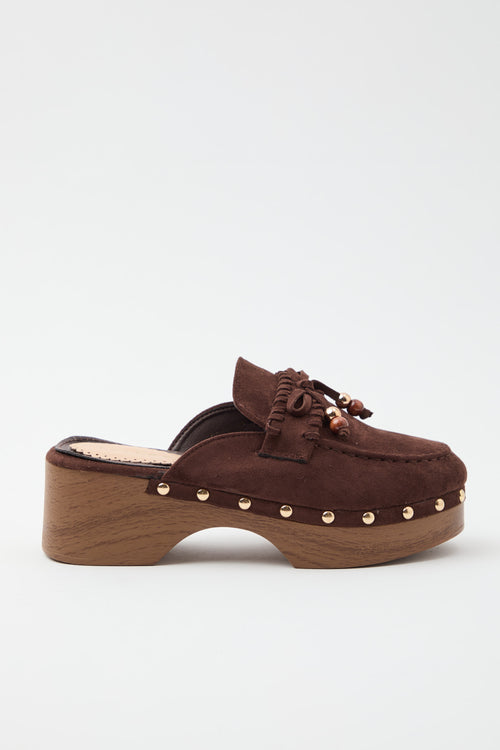 Tre Emme Zoccolo Brown Donna