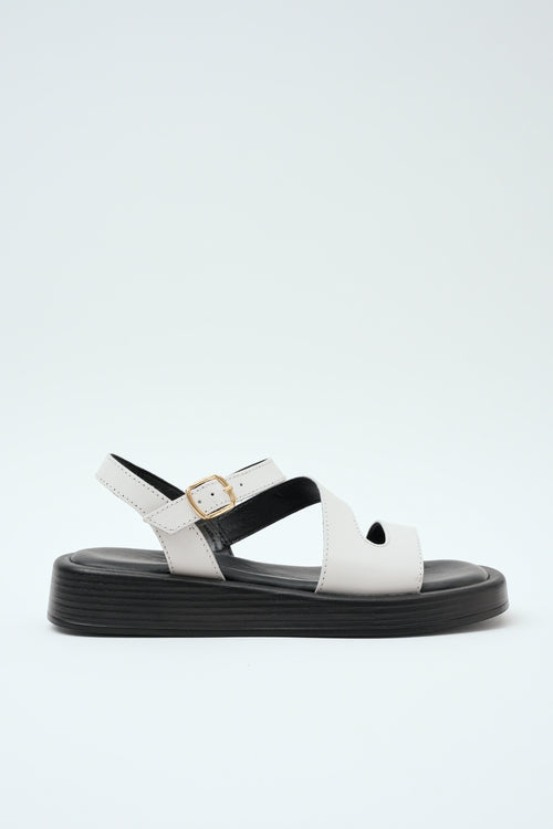Tre Emme Sandalo Off White Donna