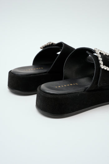 Tre Emme Ciabatta Nero Donna - 5