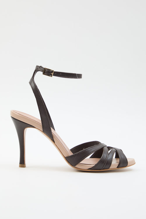 Tre Emme Sandalo Carne/cioccolato Donna