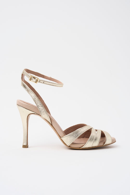 Tre Emme Sandalo Carne/platino Donna