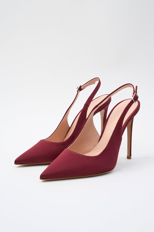 Tre Emme Slingback Bordò Donna - 2