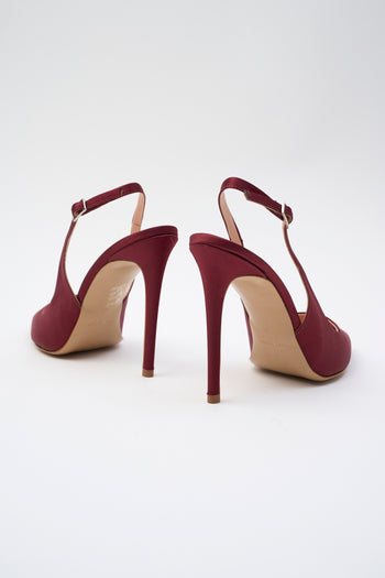 Tre Emme Slingback Bordò Donna - 5