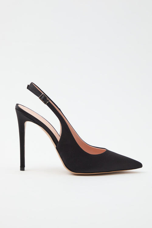 Tre Emme Slingback Nero Donna - 2