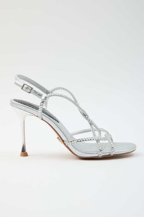 Tre Emme Sandalo Argento Donna