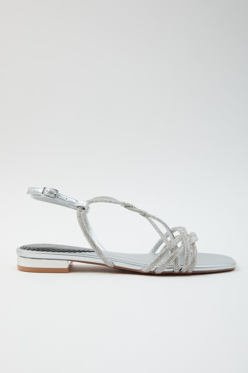 Tre Emme Sandalo Argento Donna