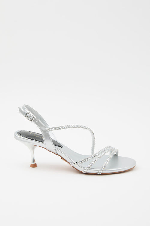 Tre Emme Sandalo Argento Donna