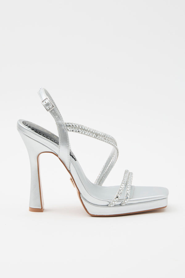 Tre Emme Sandalo Argento Donna