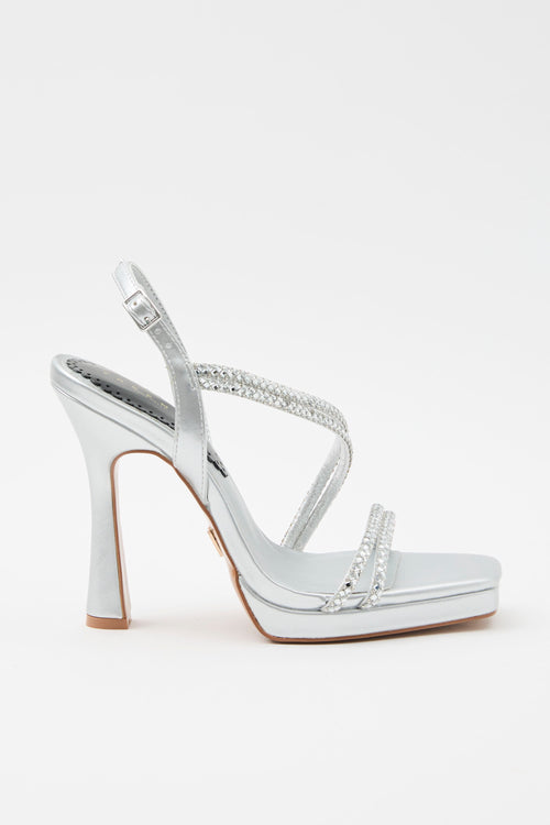 Tre Emme Sandalo Argento Donna