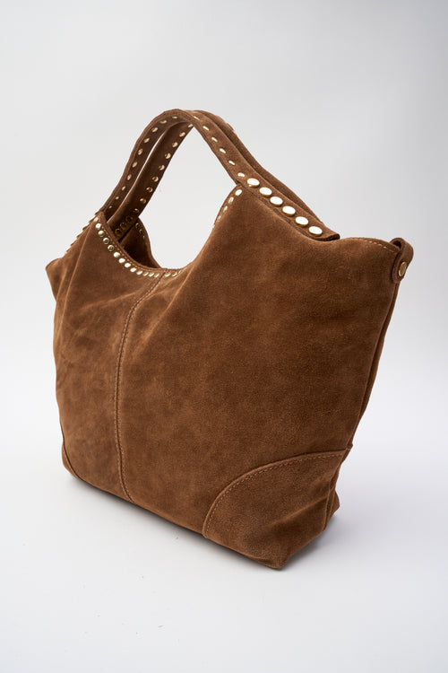 Tre Emme Borsa Camoscio Marrone Donna