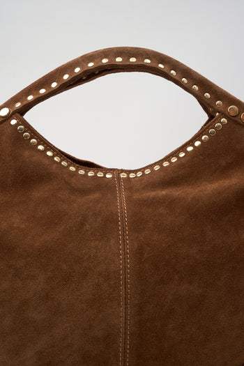 Tre Emme Borsa Camoscio Marrone Donna - 4