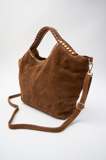 Tre Emme Borsa Camoscio Marrone Donna - 5