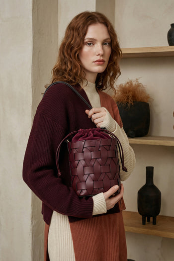 Tre Emme Borsa Bordeaux Donna - 7
