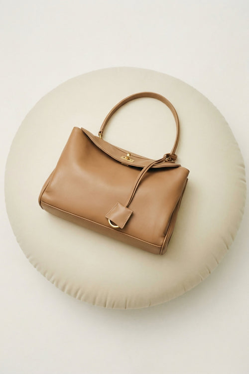Tre Emme Borsa Cuoio Chiaro Donna