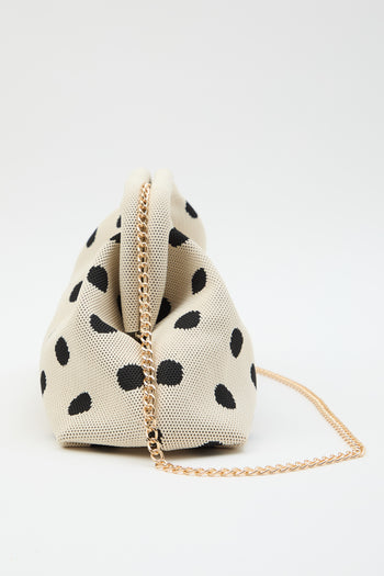 Tre Emme Borsa Pois Beige/nero Donna - 3