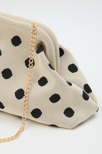Tre Emme Borsa Pois Beige/nero Donna - 4