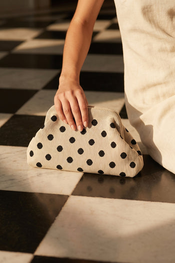 Tre Emme Borsa Pois Beige/nero Donna - 7