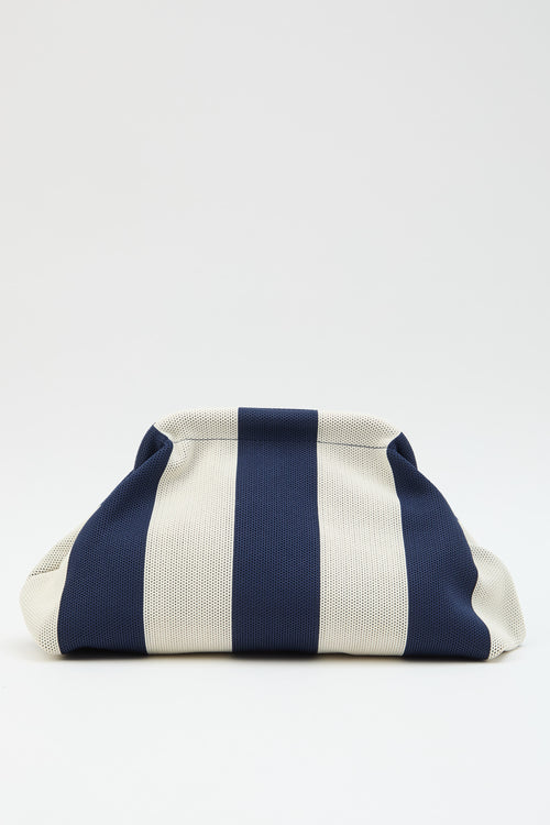 Tre Emme Borsa Righe Beige/blu Donna