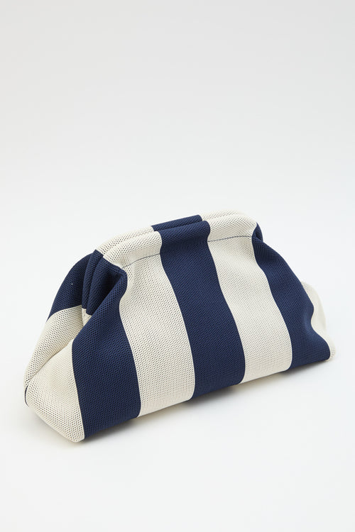 Tre Emme Borsa Righe Beige/blu Donna - 2