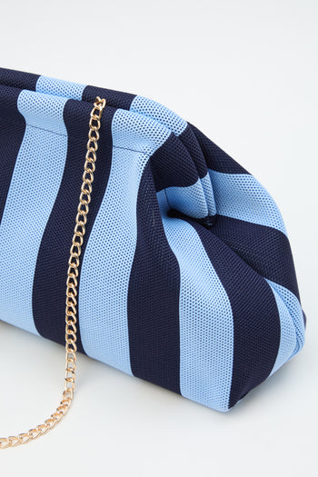 Tre Emme Borsa Righe Blu/azzurro Donna - 4