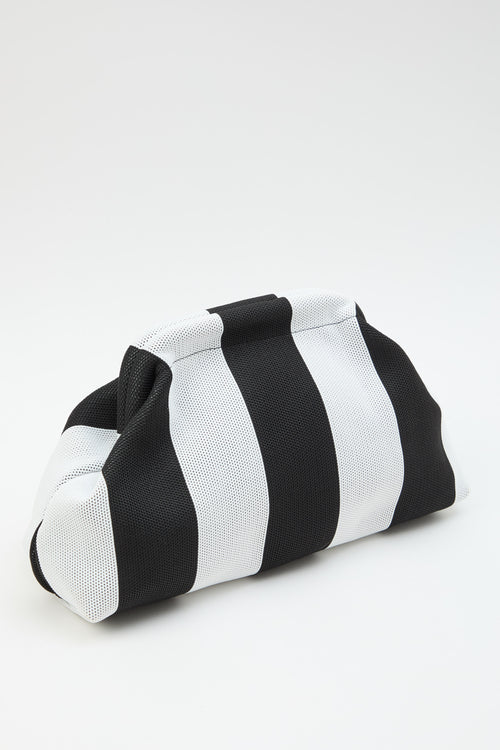 Tre Emme Borsa Righe Bianco/nero Donna - 2