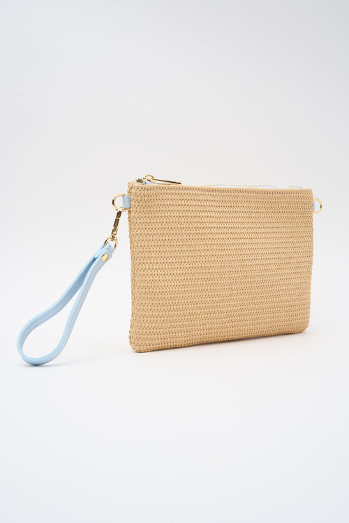 Tre Emme Borsa Naturale/azzurro Donna - 2