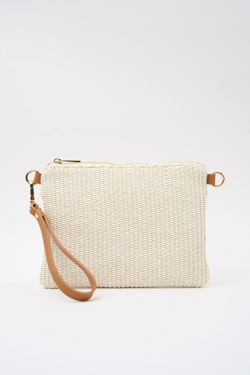 Tre Emme Borsa Bianco/cuoio Donna