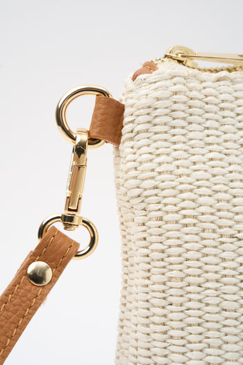 Tre Emme Borsa Bianco/cuoio Donna - 3