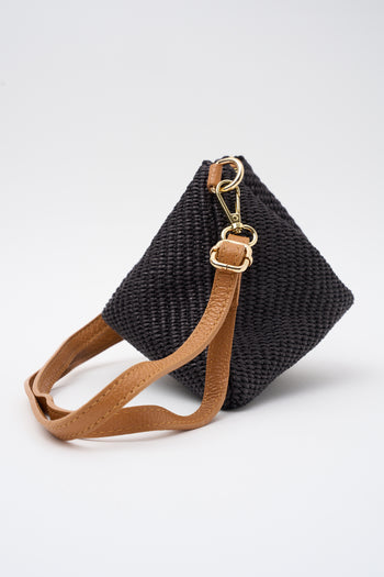Tre Emme Borsa Nero/cuoio Donna - 5