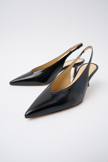 Tre Emme Slingback Nero Donna - 5